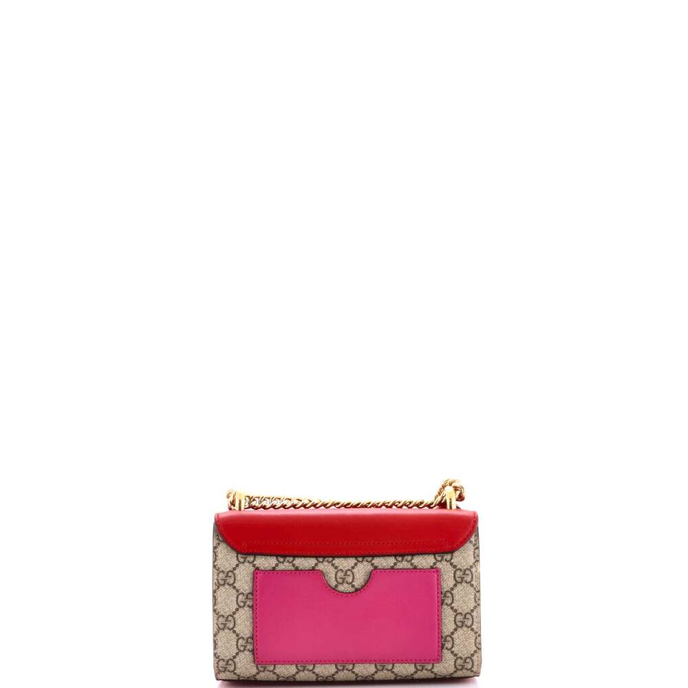 Gucci Padlock Shoulder Bag Gg Coated #237160G79B - Picture 3 of 8